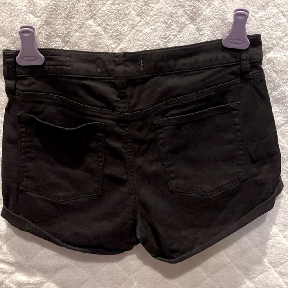 Pacsun Super Stretchy Shorty Black Shorts - Picture 2 of 3